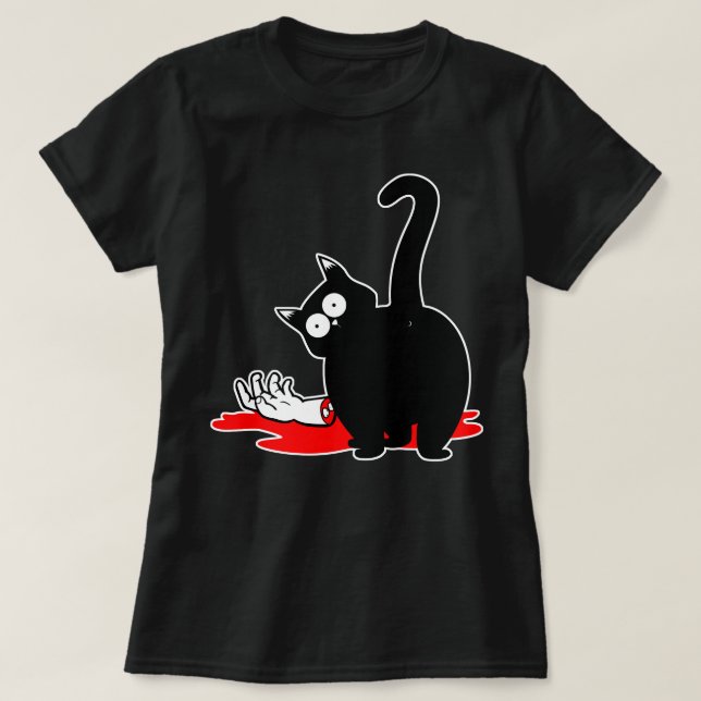 Guilty Cat T-Shirt (Design Front)