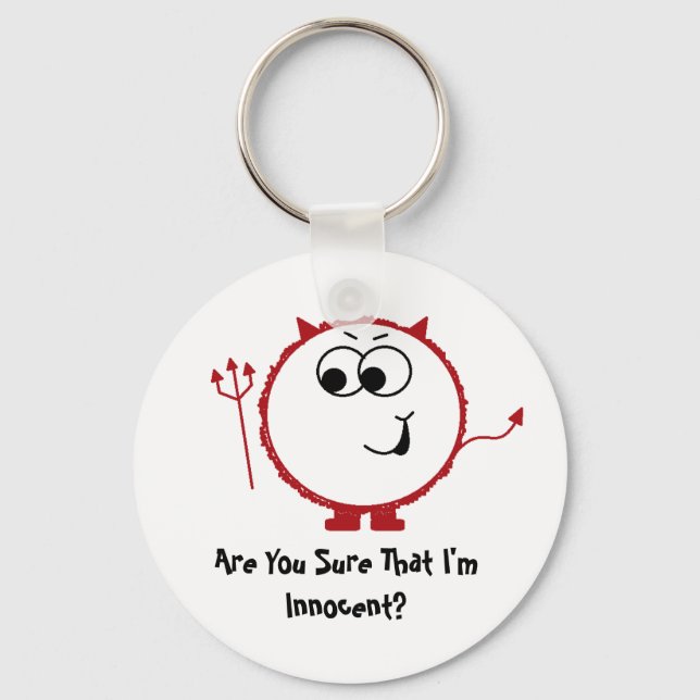 Guilty Devil Weeble Keychain (Front)