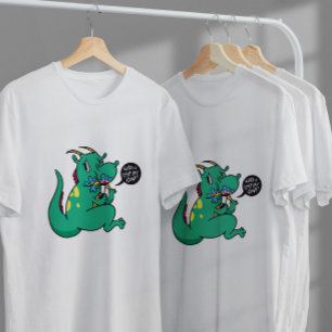 Guilty Dragon Eating Unicorn T-Shirt