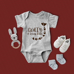 Guilty of Stealing Hearts Sweet Boy Baby Bodysuit