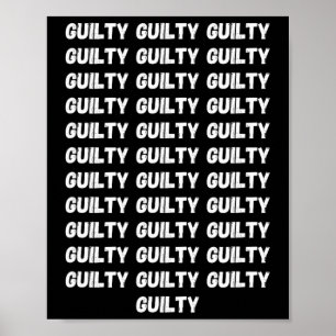 Guilty On &#  Counts Trump Verdict President 2024 Poster