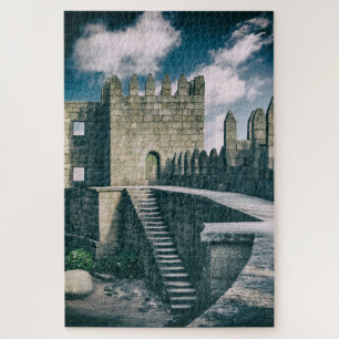 Guimaraes Castle interior. Guimaraes, Portugal. Jigsaw Puzzle