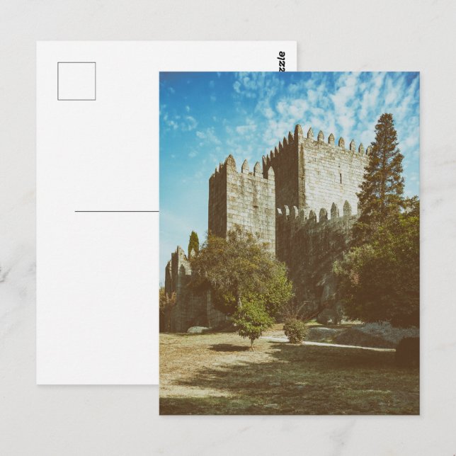 Guimaraes Castle.  Postcard (Front/Back)