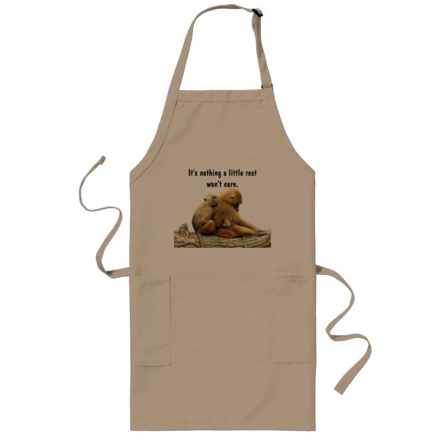 Guinea Baboons Long Apron (Front)
