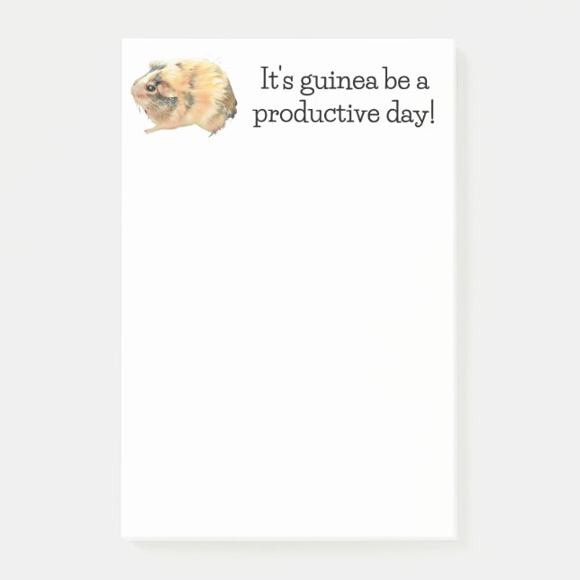 Guinea Be a Productive Day Notepad (Front)