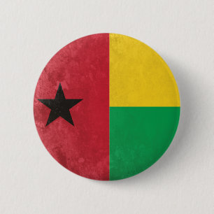 Guinea Bissau 6 Cm Round Badge