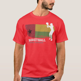 Guinea Bissau Basketball Team B-Ball Womens Basket T-Shirt