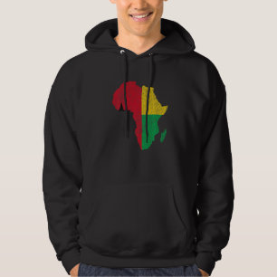 Guinea-Bissau Flag Africa Continent Gift fpr Guine Hoodie