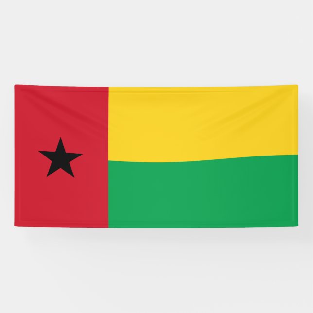 Guinea Bissau Flag Banner (Horizontal)