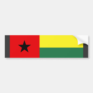 Guinea Bissau Flag Bumper Sticker