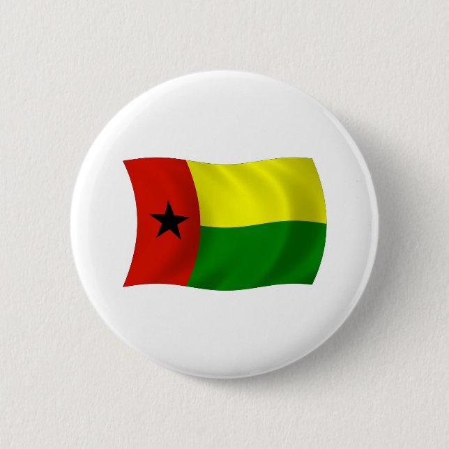 Guinea Bissau Flag Button (Front)