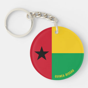 Guinea-Bissau Flag Charming Patriotic Key Ring