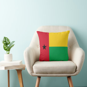 Guinea-Bissau flag Cushion