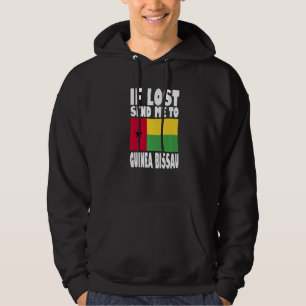 Guinea Bissau Flag Design If lost send me to Guin Hoodie