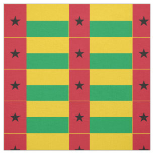 Guinea Bissau Flag Fabric