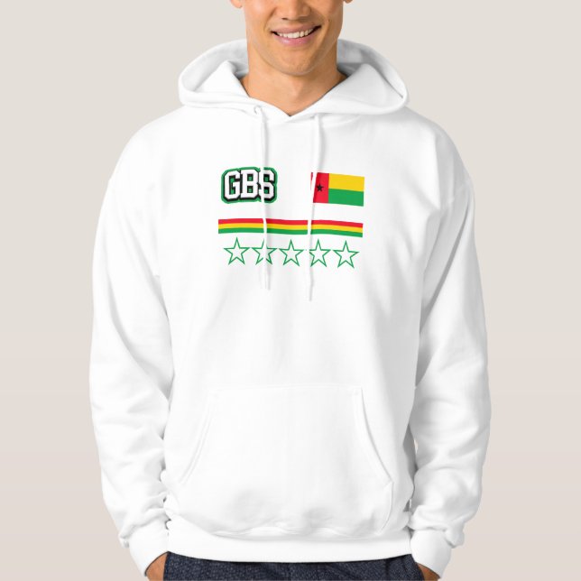 Guinea-Bissau Flag Hoodie (Front)
