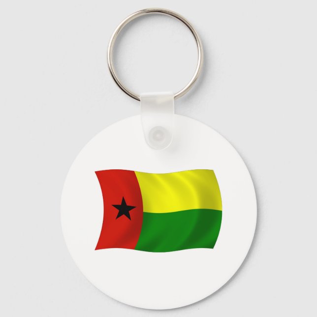 Guinea Bissau Flag Keychain (Front)