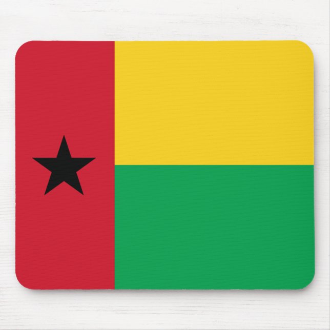Guinea-Bissau Flag Mousepad (Front)