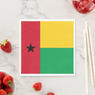 Guinea-Bissau flag Napkin