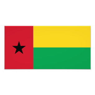 Guinea Bissau Flag Photo Print