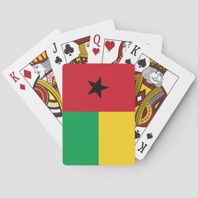 Guinea Bissau Flag Playing Cards (Back)