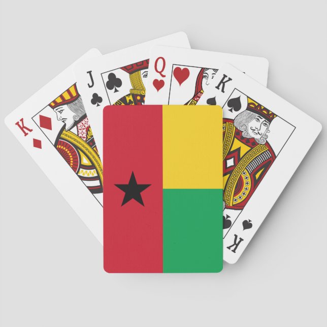 Guinea Bissau Flag Playing Cards (Back)