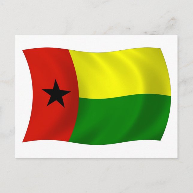 Guinea Bissau Flag Postcard (Front)