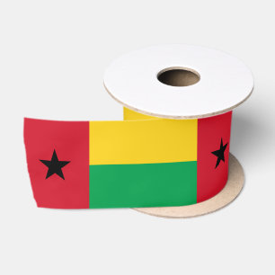 Guinea Bissau Flag Satin Ribbon