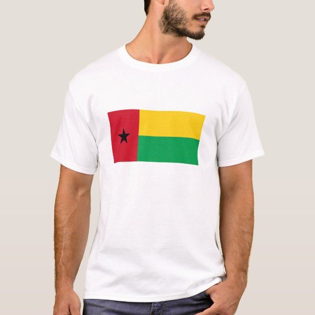 Guinea Bissau Flag T-Shirt (Front)