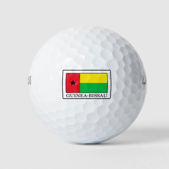 Guinea Bissau Golf Balls (Front)