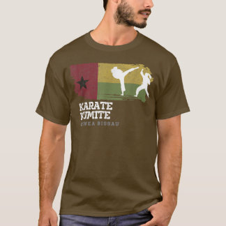 Guinea Bissau Karate Kumite Martial Arts Women Gir T-Shirt