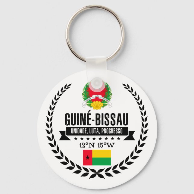 Guinea-Bissau Key Ring (Front)