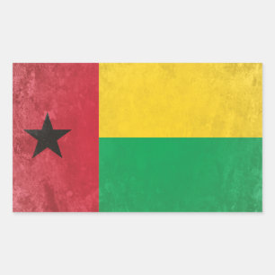 Guinea Bissau Rectangular Sticker