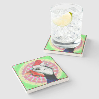 Guinea Christmas! Stone Coaster