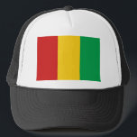 Guinea-Conakry Flag Hat<br><div class="desc">This trucker hat sports the flag of Guinea-Conakry. Keep a cool head with a little Guinean flair.</div>