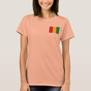 Guinea-Conakry Flag + Map T-Shirt