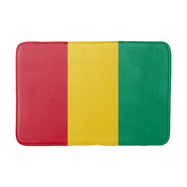 Guinea Flag Bath Mat (Front)