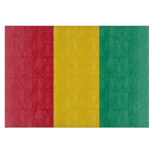 Guinea flag cutting board