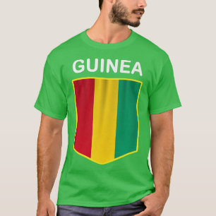 Guinea Flag Emblem  Guinean Pride Ancestry Heritag T-Shirt