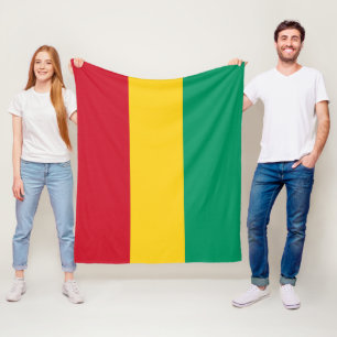 Guinea flag fleece blanket