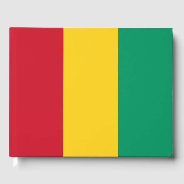 Guinea flag guest book (Front)