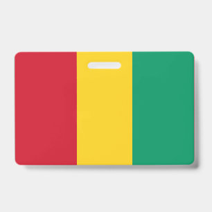 Guinea flag ID badge