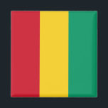 Guinea Flag Magnet<br><div class="desc">Customisable World Flag Products - Please feel free to add your own text.</div>