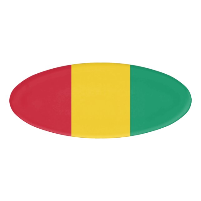 Guinea flag name tag (Front)