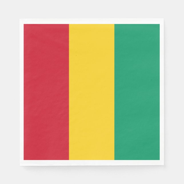 Guinea Flag Napkin (Front)