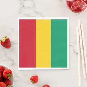 Guinea flag napkin