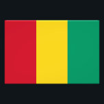 Guinea Flag Photo Print<br><div class="desc">Patriotic flag of Guinea.</div>