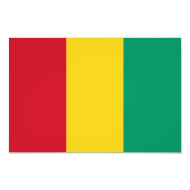 Guinea Flag Photo Print (Front)