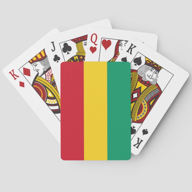 Guinea Flag Playing Cards (Back)