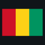 Guinea Flag Poster<br><div class="desc">Patriotic flag of Guinea.</div>